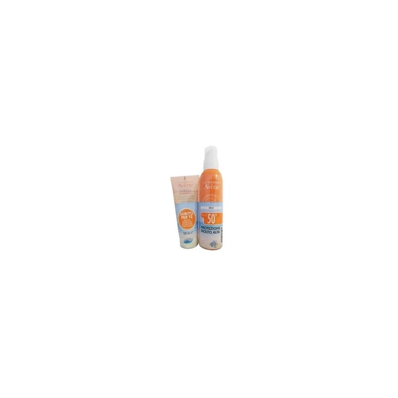 Avène Avene Solare Kit Spray Spf 50+ 200 Ml + Trixera Nutrition Detergente 100 Ml